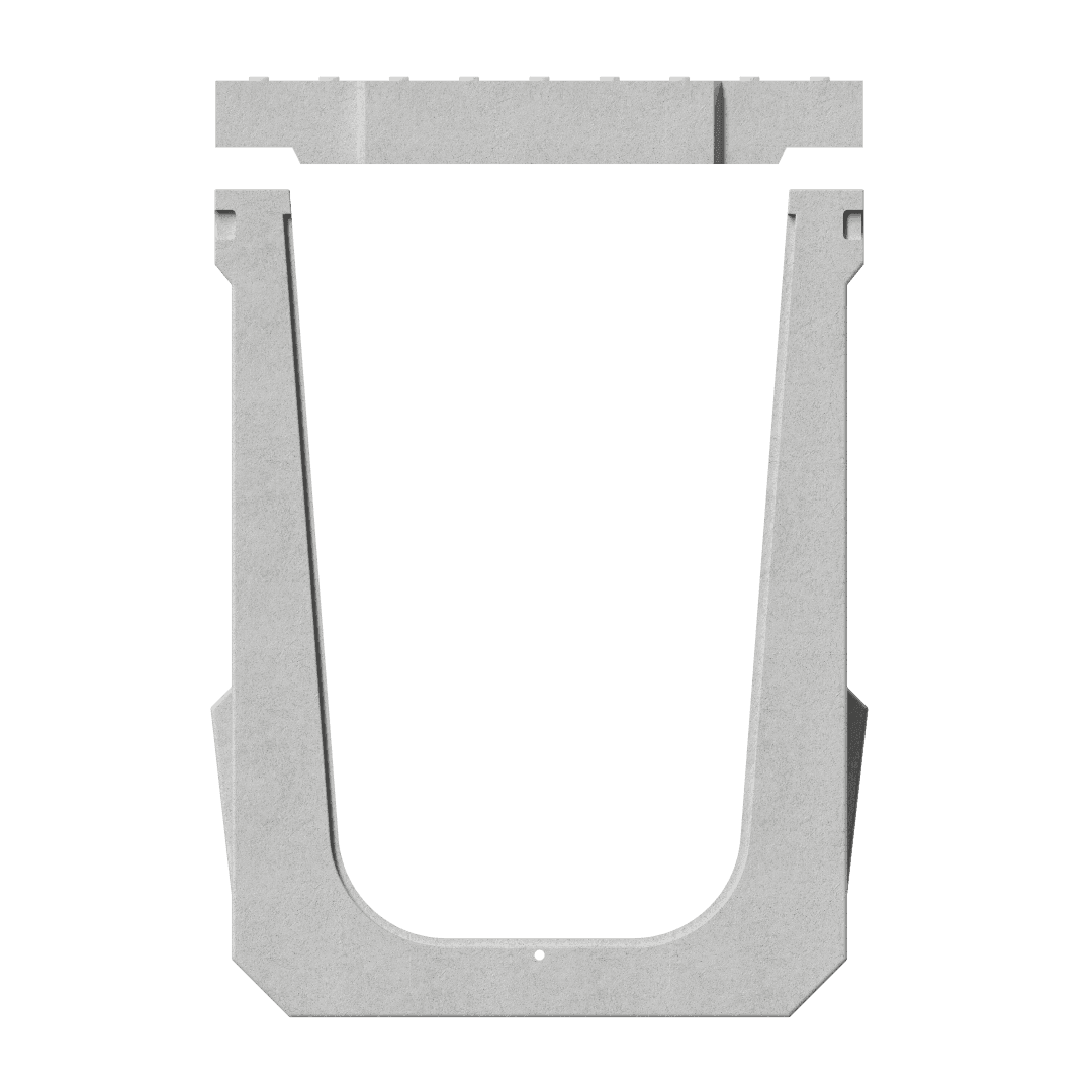 FT flume — end view
