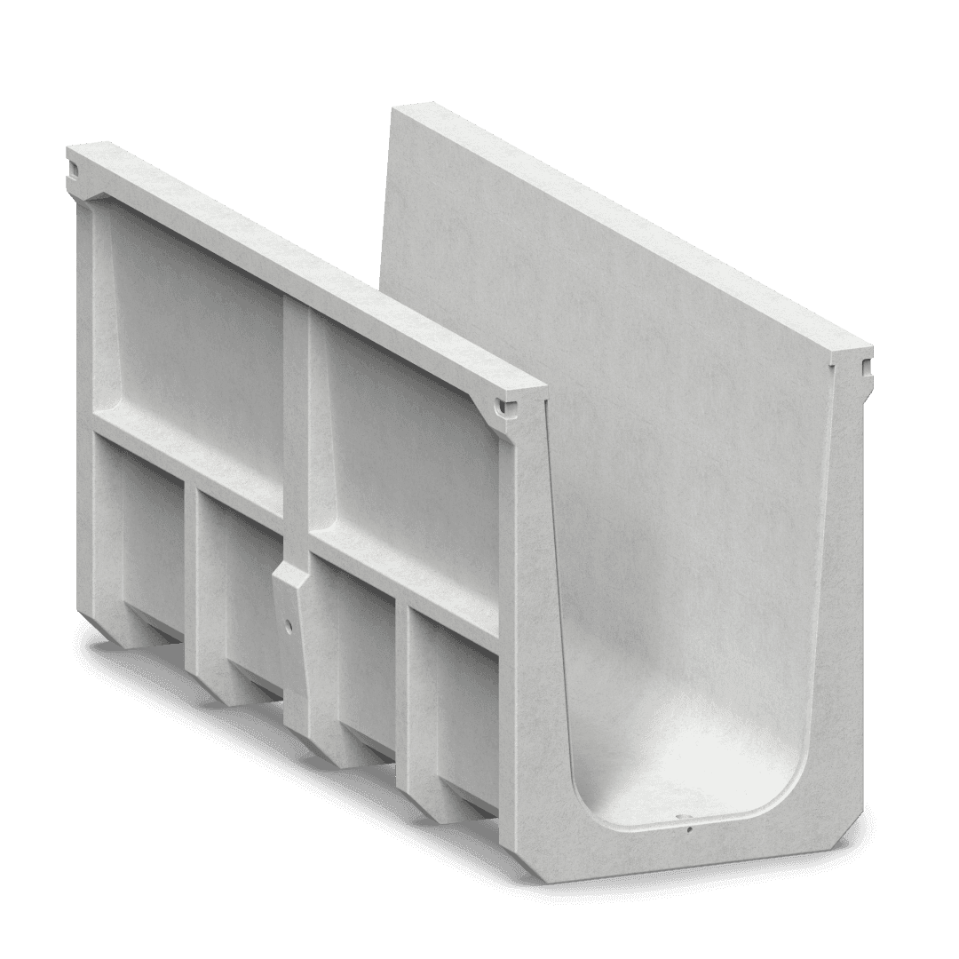 FT Flume Precast U-Drain — precast water transfer